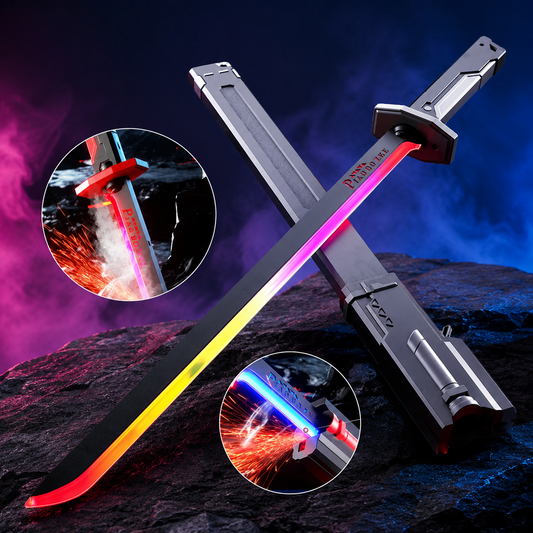 Kids RGB Laser Sword with Smoke & Light Effects