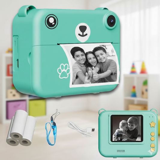 Kids DIY Instant Print Camera with Dual Lens