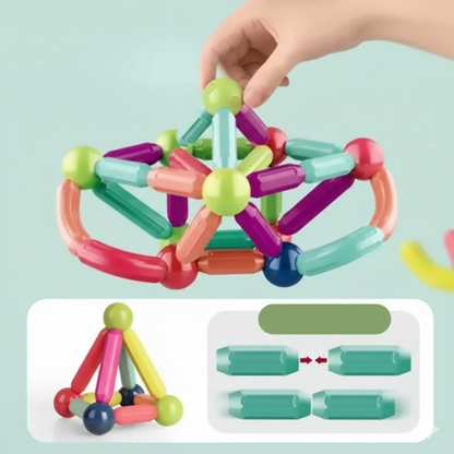 Magnetic Building Blocks Set for Kids – Brain Development Set