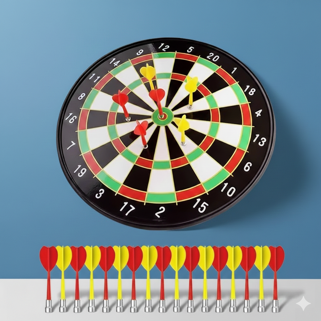 Magnetic Dartboard Game Set for Kids & Adults
