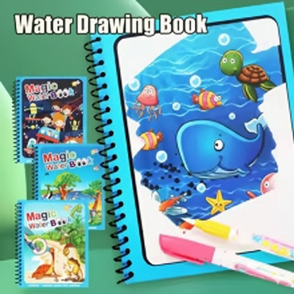 Reusable Magic Water Drawing Book for Kids