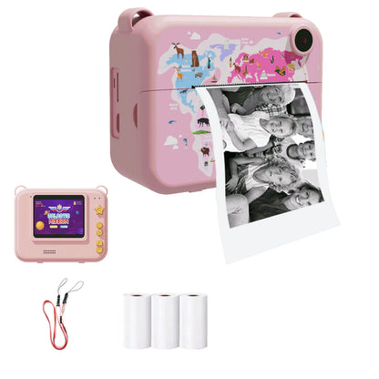 Kids DIY Instant Print Camera with Dual Lens